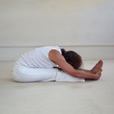 Postura de Paschimottanasana